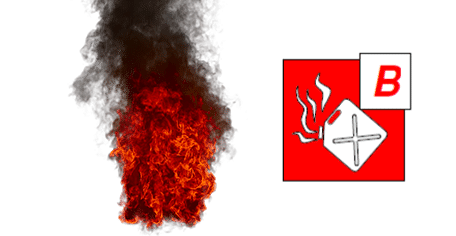 Feu intermédiaire à fumée sombre (Type B)